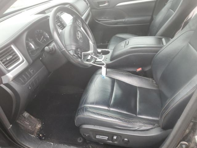 5TDJKRFH7ES018256 - 2014 TOYOTA HIGHLANDER XLE BLACK photo 7