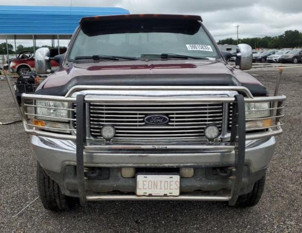 1FTSW31P94EA93873 - 2004 FORD F350 SRW SUPER DUTY MAROON photo 5