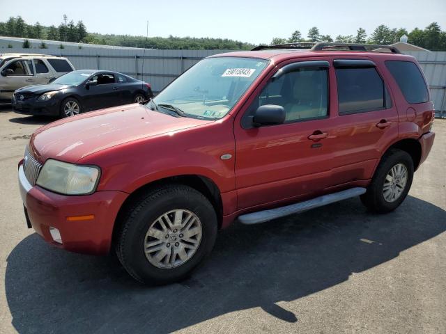 4M2CU57106KJ14455 - 2006 MERCURY MARINER MAROON photo 1