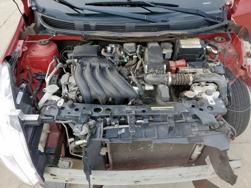 3N1CN7AP2JL810725 - 2018 NISSAN VERSA S წითელი ფოტო 11