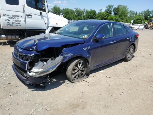 5XXGT4L37KG368583 - 2019 KIA OPTIMA LX BLUE photo 1