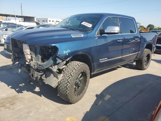 1C6SRFHT4KN809711 - 2019 RAM 1500 LIMITED BLUE photo 1