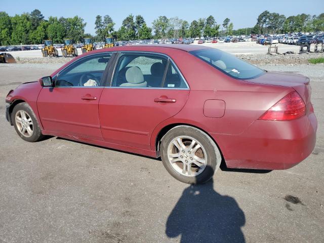 1HGCM56797A177736 - 2007 HONDA ACCORD EX BURGUNDY photo 2