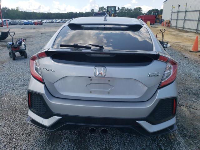 SHHFK7H93KU203144 - 2019 HONDA CIVIC SPORT TOURING SILVER photo 6