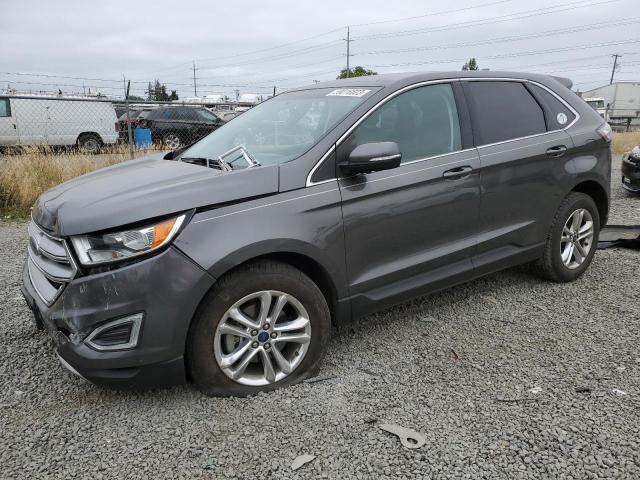 2FMTK3J96FBB03724 - 2015 FORD EDGE SEL GRAY photo 1