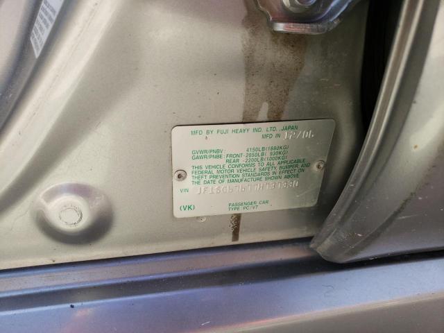 JF1SG67677H737330 - 2007 SUBARU FORESTER 2.5X LL BEAN GRAY photo 13