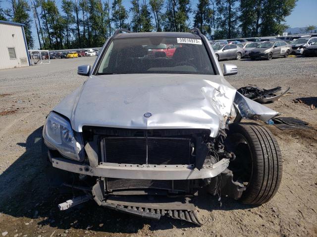 WDCGG8JB6DF955889 - 2013 MERCEDES-BENZ GLK 350 4MATIC SILVER photo 5