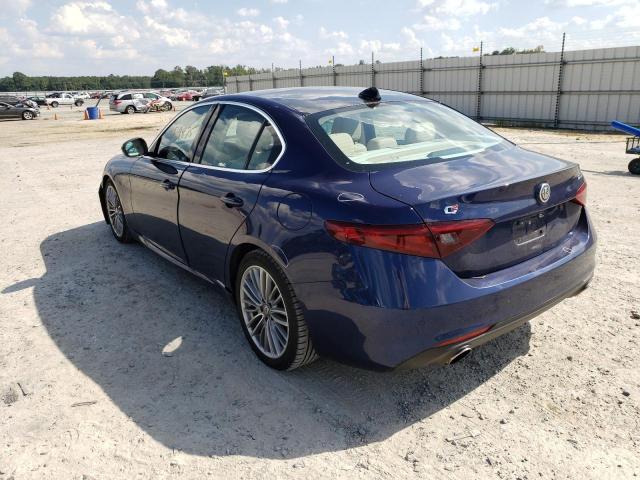 ZARFAECN5H7549648 - 2017 ALFA ROMEO GIULIA TI BLUE photo 3