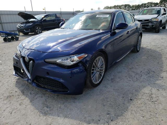 ZARFAECN5H7549648 - 2017 ALFA ROMEO GIULIA TI BLUE photo 9