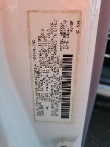 5TBRN34192S281527 - 2002 TOYOTA TUNDRA ACCESS CAB SR5 WHITE photo 12