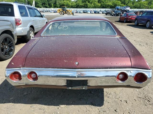 1C37H2B560539 - 1972 CHEVROLET CHEVELLE 勃艮第红 照片 6