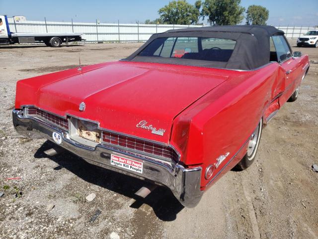484679H201460 - 1969 BUICK ELECTRA225 RED photo 4