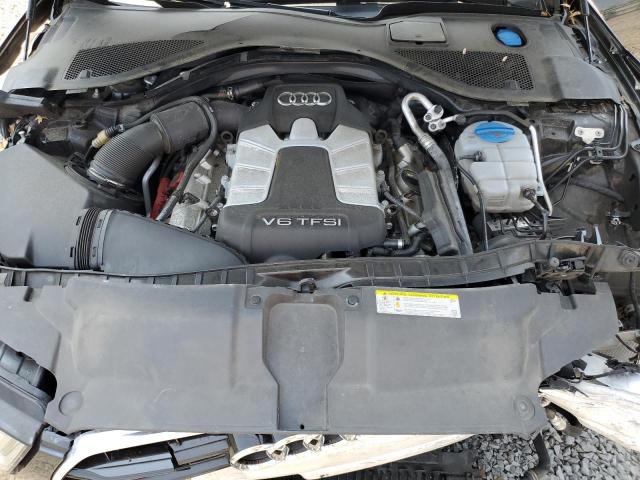 WAUHGAFC8EN148314 - 2014 AUDI A6 PRESTIGE შავი ფოტო 11