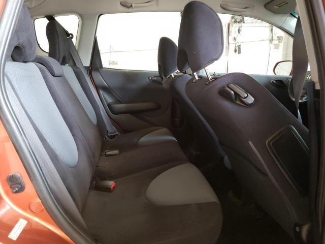 JHMGD38638S003177 - 2008 HONDA FIT SPORT ORANGE photo 10