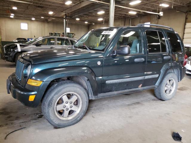 1J4GL38K55W641480 - 2005 JEEP LIBERTY RENEGADE 绿色 照片 1
