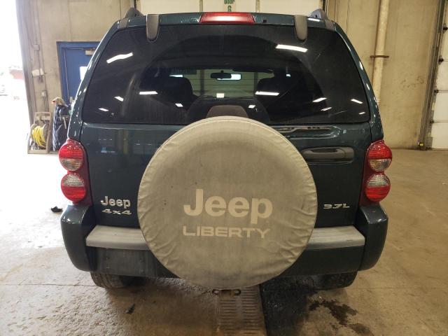 1J4GL38K55W641480 - 2005 JEEP LIBERTY RENEGADE 绿色 照片 6