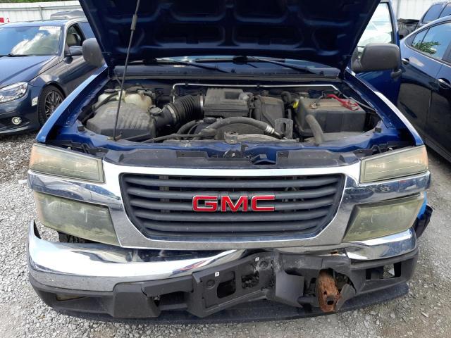 1GTCS136X58215651 - 2005 GMC CANYON BLUE photo 11