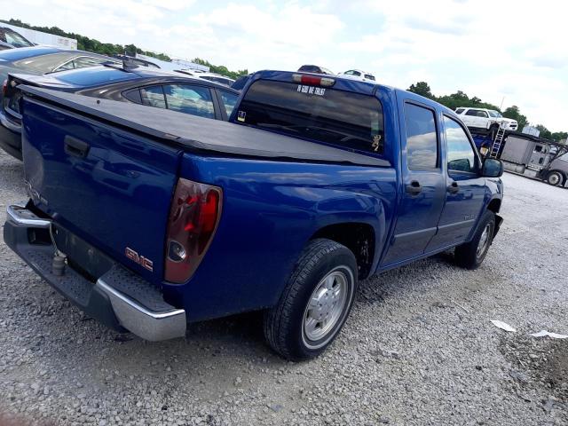 1GTCS136X58215651 - 2005 GMC CANYON BLUE photo 3