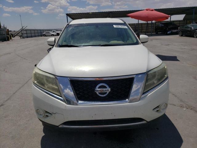 5N1AR2MN4EC628527 - 2014 NISSAN PATHFINDER S WHITE photo 5