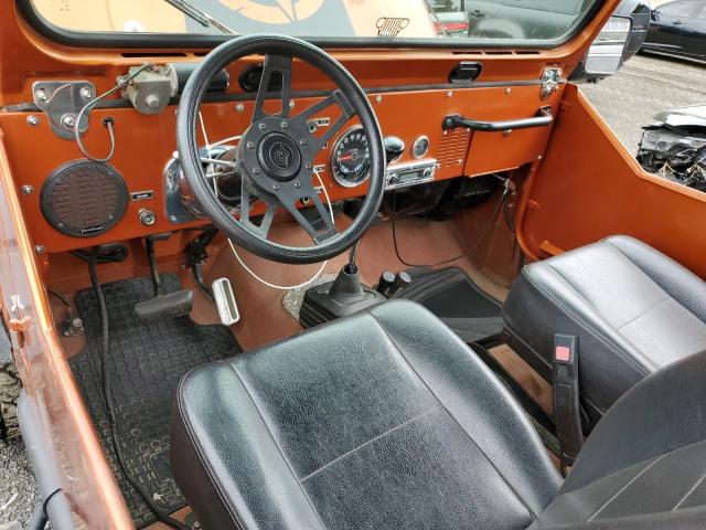 1JCCM87A8BT005817 - 1981 JEEP JEEP CJ7 ORANGE photo 8