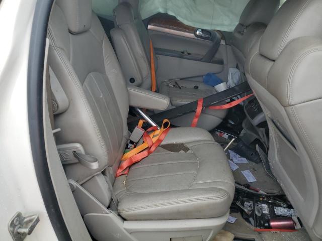 5GALRBED2AJ174515 - 2010 BUICK ENCLAVE CXL WHITE photo 11