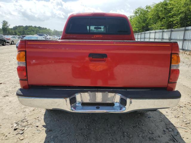 5TEGM92N94Z426811 - 2004 TOYOTA TACOMA DOUBLE CAB PRERUNNER RED photo 6