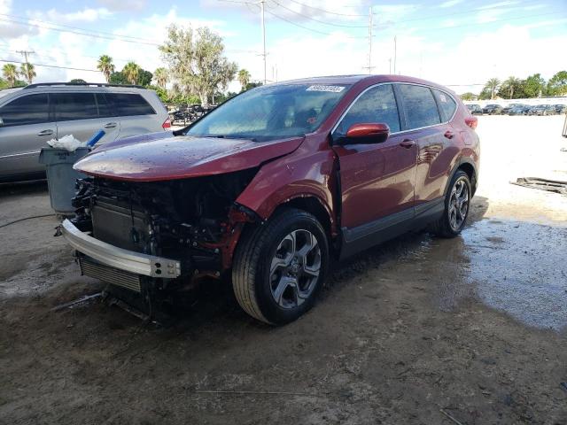 5J6RW1H83JL010991 - 2018 HONDA CR-V EXL RED photo 1