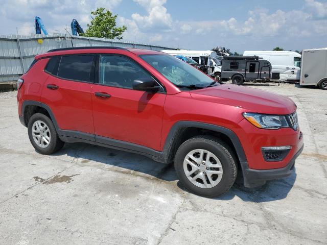 3C4NJDAB2HT597211 - 2017 JEEP COMPASS SPORT RED photo 4