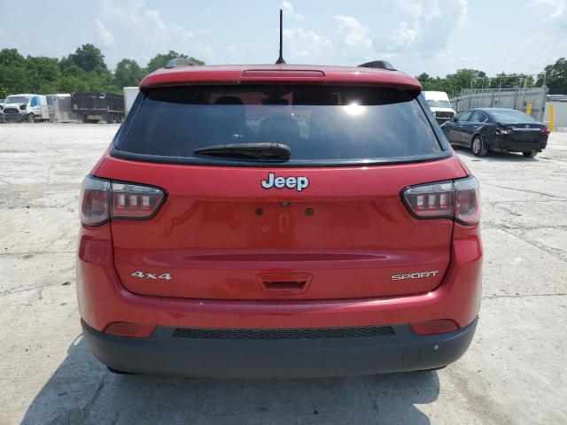 3C4NJDAB2HT597211 - 2017 JEEP COMPASS SPORT RED photo 6