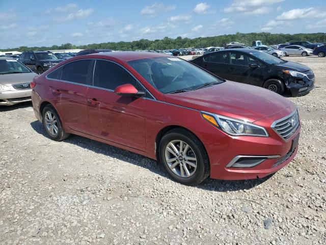 5NPE24AF0GH362207 - 2016 HYUNDAI SONATA SE RED photo 4