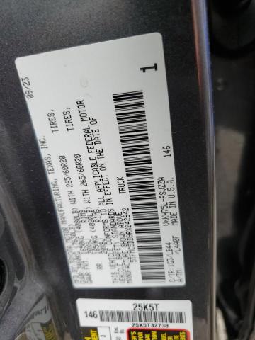 5TFMC5DB9RX042642 - 2024 TOYOTA TUNDRA CREWMAX PLATINUM 灰色 照片 12