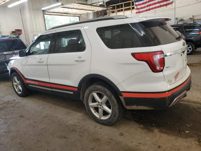1FM5K8D80GGB88546 - 2016 FORD EXPLORER XLT WHITE photo 2
