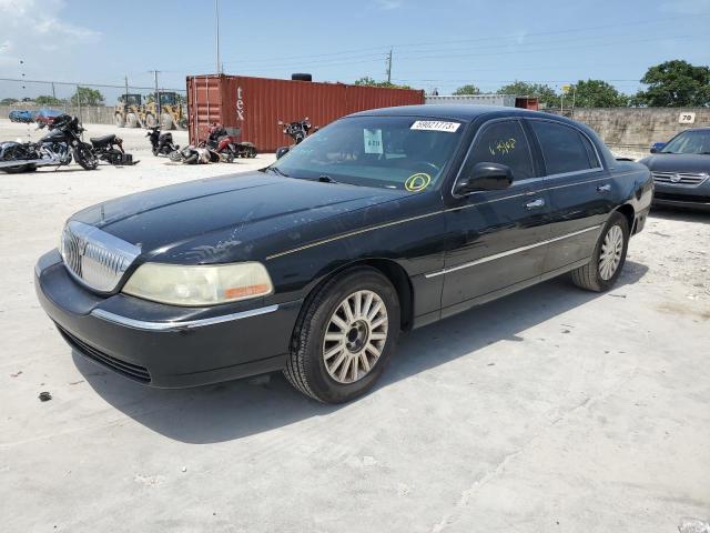 1LNHM81W03Y645354 - 2003 LINCOLN TOWN CAR EXECUTIVE BLACK photo 1