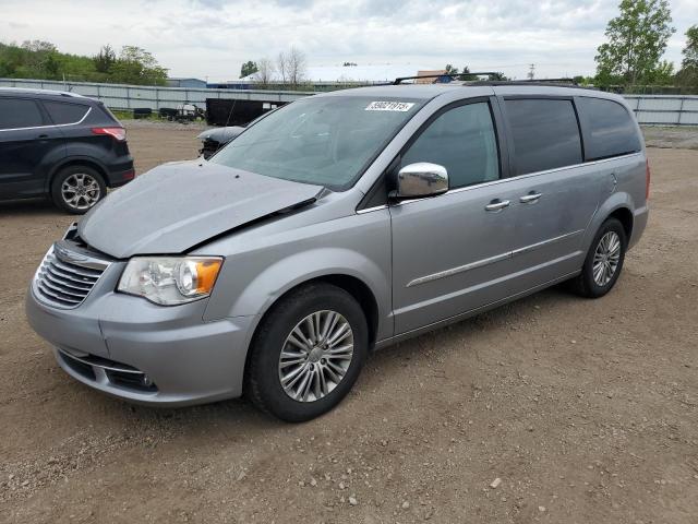 2C4RC1CGXER365148 - 2014 CHRYSLER TOWN & COU TOURING L SILVER photo 1