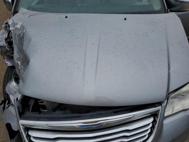 2C4RC1CGXER365148 - 2014 CHRYSLER TOWN & COU TOURING L SILVER photo 12