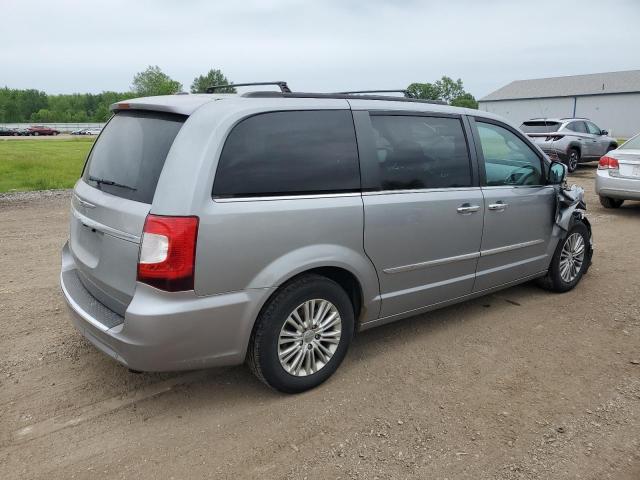 2C4RC1CGXER365148 - 2014 CHRYSLER TOWN & COU TOURING L SILVER photo 3