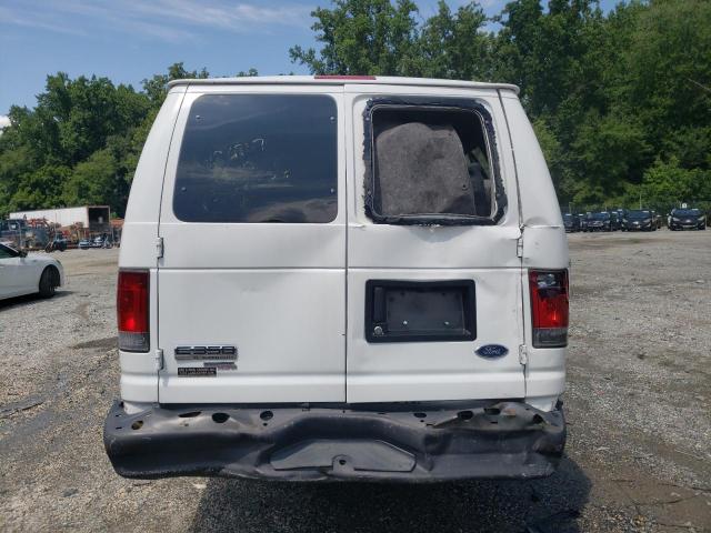 1FBSS31L17DA47266 - 2007 FORD ECONOLINE E350 SUPER DUTY WAGON WHITE photo 6