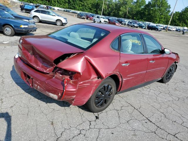 2G4WC562651346875 - 2005 BUICK LACROSSE CX RED photo 3