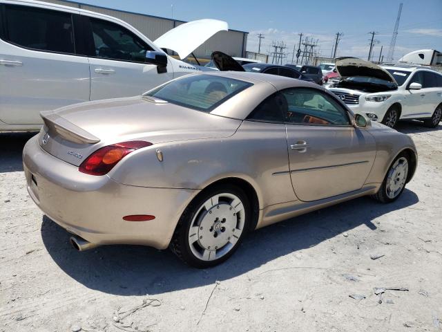 JTHFN48Y350071213 - 2005 LEXUS SC 430 GOLD photo 3