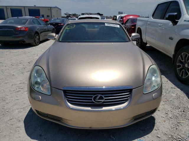 JTHFN48Y350071213 - 2005 LEXUS SC 430 GOLD photo 5