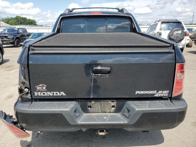 5FPYK1F42BB451729 - 2011 HONDA RIDGELINE RTS BLACK photo 6