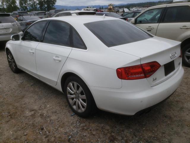 WAUFFAFL8AN037895 - 2010 AUDI A4 PREMIUM PLUS WHITE photo 2