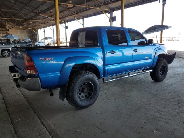 5TEJU62N57Z407634 - 2007 TOYOTA TACOMA DOUBLE CAB PRERUNNER BLUE photo 3