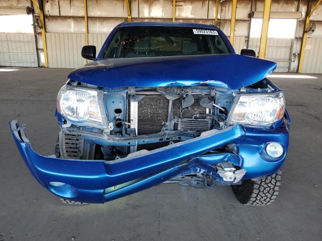 5TEJU62N57Z407634 - 2007 TOYOTA TACOMA DOUBLE CAB PRERUNNER BLUE photo 5