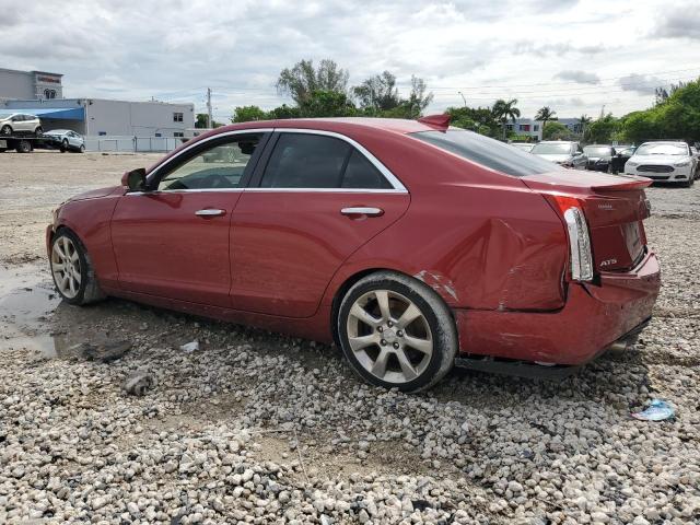 1G6AB5RA2F0132499 - 2015 CADILLAC ATS LUXURY RED photo 2