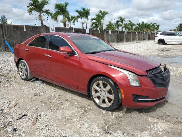 1G6AB5RA2F0132499 - 2015 CADILLAC ATS LUXURY RED photo 4