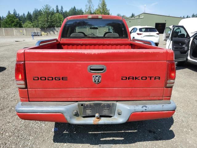 1D7HL38KX4S715224 - 2004 DODGE DAKOTA QUAD SPORT RED photo 6