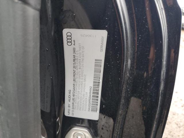 WAUGGAFR2DA064642 - 2013 AUDI S5 PREMIUM PLUS 黑色 照片 13