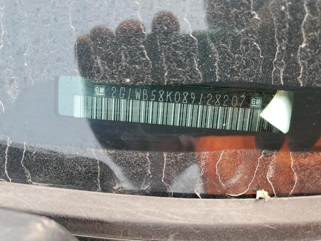 2G1WB58K089128207 - 2008 CHEVROLET IMPALA LS BLUE photo 12