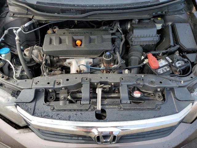 2HGFB2F93CH507336 - 2012 HONDA CIVIC EXL GRAY photo 11
